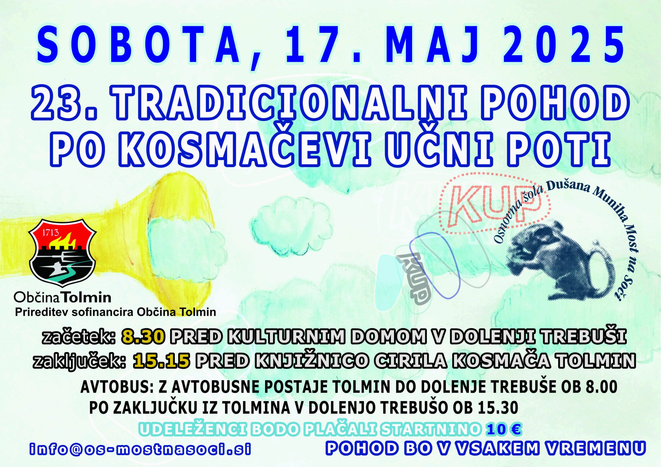 pohod KUP 23 Vabilo 2025 mala